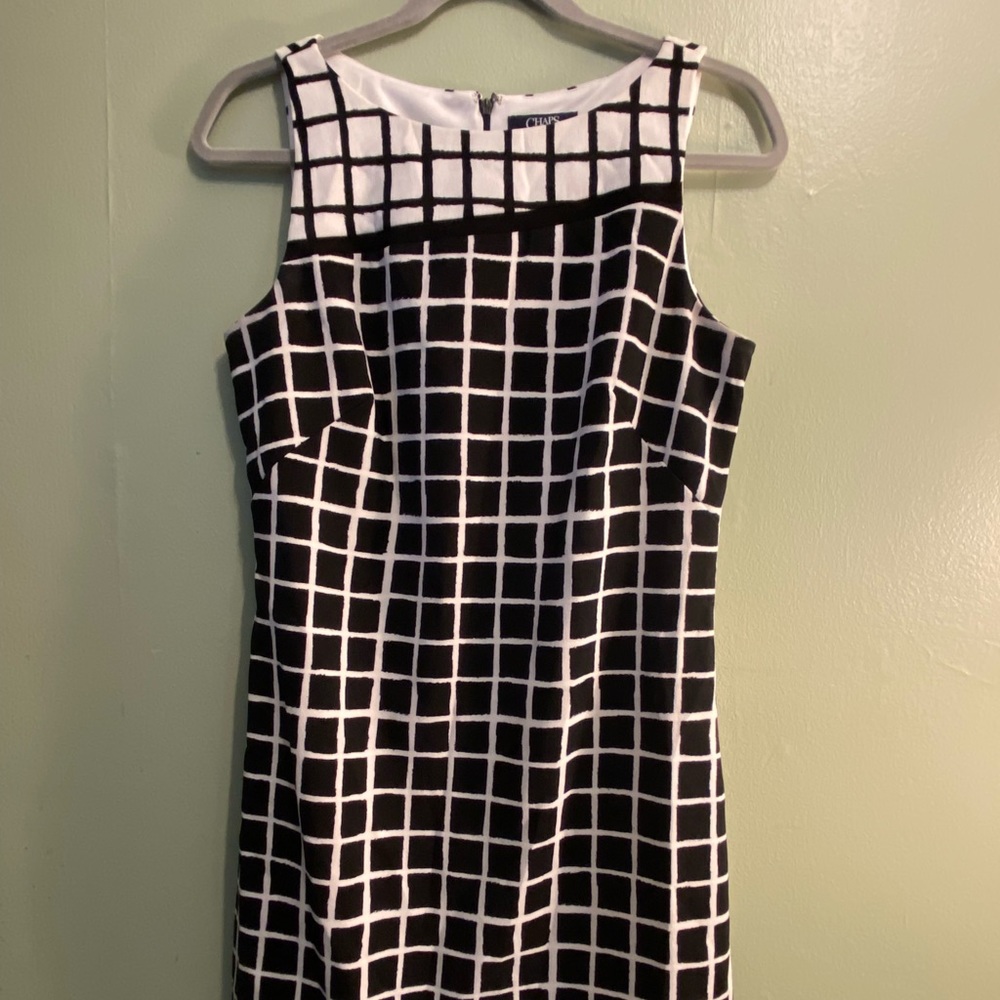 Chaps Dresses Shimmery Sleeveless Chaps Dress Size 6